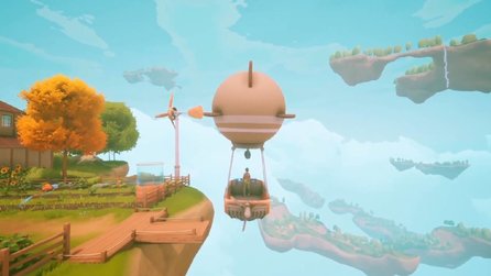 Solarpunk mixt Survival und Farming Sim mit den fliegenden Inseln aus Zelda TotK