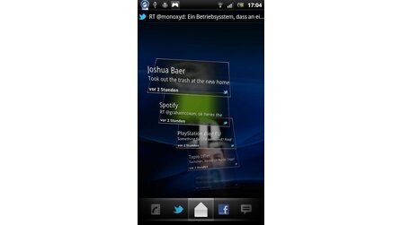 Xperia Play Interface