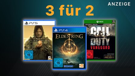 Nur noch heute: 3 für 2 mit PS4-, PS5- + Xbox-Spielen wie Elden Ring + CoD Vanguard