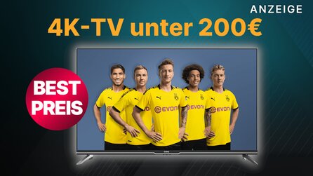 4K-TV für unter 200€: Dieses Schnäppchen gibt es nur für einen Tag