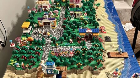 Passionierter LEGO-Fan werkelt für seine Frau ein Jahr lang an riesiger Animal Crossing-Insel, die größer als wir ist - und das Ergebnis ist einfach beeindruckend