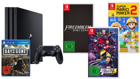 Switch-Spiele günstig vorbestellen, PS4 Pro + Days Gone - Tagesdeals bei Alternate [Anzeige]