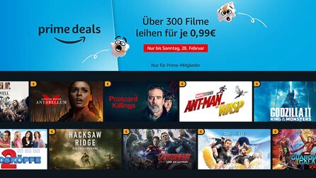 Amazon Prime Angebot – Jetzt über 300 Filme für je 99 Cent leihen [Anzeige]
