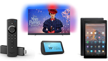 Amazon Angebote: Philips 4K TV mit Ambilight + Fire HD Tablet reduziert [Anzeige]