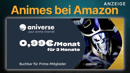 Animes für 0,99€: Schaut große Hits wie Overlord und Hunter x Hunter günstig bei Amazon