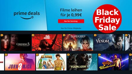 Amazon Black Friday – Letzte Chance: Über 600 Filme für je 0,99€ leihen [Anzeige]