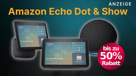Bis zu 50% Rabatt: Amazon Echo Dot und Echo Show jetzt günstig kaufen