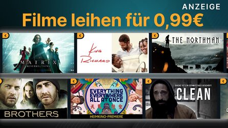 Amazon Prime Day: Leiht jetzt aktuelle Filme wie Matrix Resurrections für nur 0,99€
