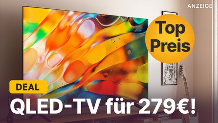 4K-TV für 279€: Amazons beliebtester QLED-Fernseher zum halben Preis im Angebot!
