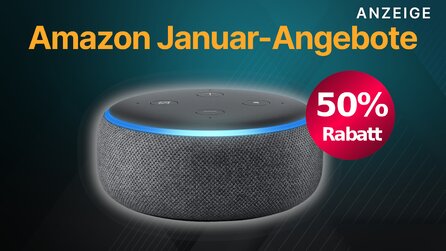Amazon Januar-Angebote: Smart-Lautsprecher Echo Dot 3 jetzt zum halben Preis kaufen
