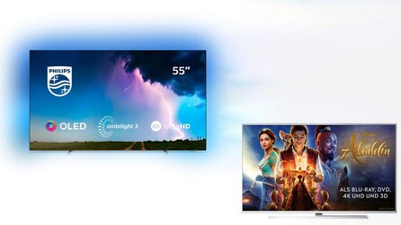 Amazon Last Minute Angebote: Philips 4K TV mit Ambilight + OLED günstiger [Anzeige]