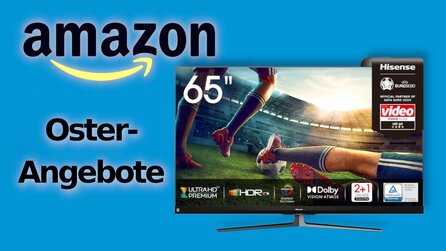 Amazon Osterangebote – 4K-TV Hisense U8QF mit 120 Hz nur heute im Sale [Anzeige]