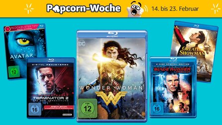 Amazon Popcorn-Woche: 10 Blu-rays für 50 Euro, Filme + Serien stark reduziert [Anzeige]