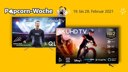 Amazon – Popcorn-Woche: 4K-TVs von TCL jetzt ab 299 Euro im Angebot [Anzeige]