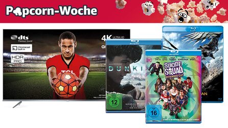 Amazon Popcorn-Woche – Filme und 4K-TVs günstiger, 5 Blu-rays für 30€ [Anzeige]