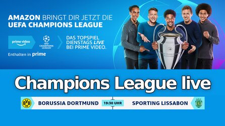 Champions League – Dortmund vs. Lissabon heute live nur auf Amazon Prime [Anzeige]