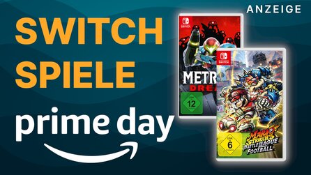 Letzte Chance: Mario Strikers + Metroid Dread jetzt im Prime Day zum Bestpreis sichern