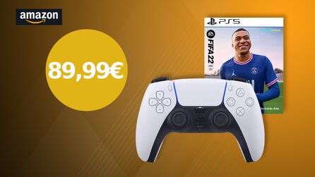 Amazon – Sony DualSense PS5-Controller + FIFA 22 jetzt für nur 89,99€ [Anzeige]