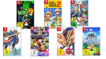 Black Friday – Switch-Spiele wie Pokémon Schwert + Schild für 43,99€ bei Amazon [Anzeige]