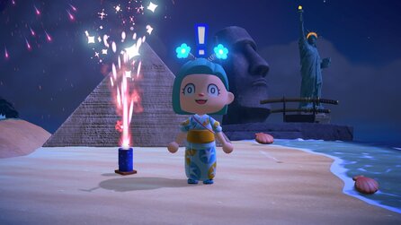 Animal Crossing-Spielerin gedenkt verstorbenem Vater mit Feuerwerk