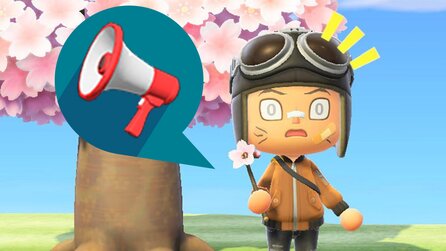 Animal Crossing New Horizons: Ihr könnt auch auf Switch 1 das Megafon nutzen - aber werdet nur mit einer kleinen Animation geärgert