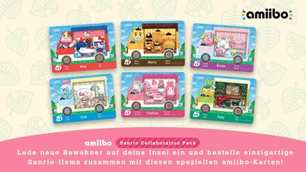 Animal Crossing bringt das Sanrio-Karten-Pack mit neuen Bewohnern und Items zurück