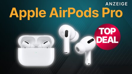 Apple AirPods Pro günstig: Starke Wireless-Kopfhörer mit ANC jetzt 90€ unter UVP im Angebot