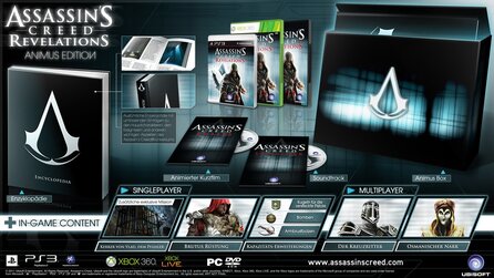 Assassins Creed: Revelations - Sammlerstücke - Collector Edition und Animus Edition angekündigt