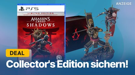 Teaserbild für Assassins Creed Shadows vorbestellen: Jetzt Early Access und Collectors Edition mit Statue für PS5 + Xbox sichern!