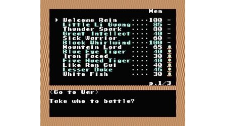 Bandit Kings of Ancient China NES