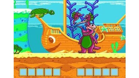 Barneys Hide and Seek Game Sega Mega Drive