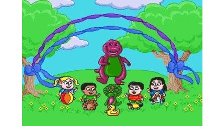 Barneys Hide and Seek Game Sega Mega Drive