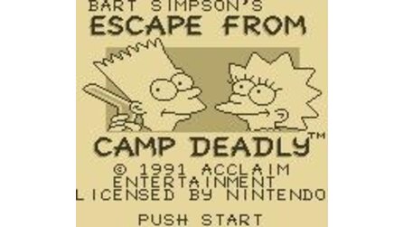 Bart Simpsons Escape from Camp Deadly Game Boy