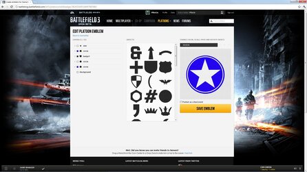 Battlefield 3 - Battlelog von CoD Elite und Halo Waypoint inspiriert