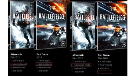 Battlefield 3 - EA streicht kommentarlos Inhalte aus »Aftermath«- und »Endgame«-Werbung (Update)