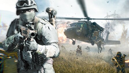 Deshalb liebe ich Battlefield - Spieler fliegt auf Helikopter mit, indem er auf dem Rotorblatt (!) steht - ballert von oben andere Helis ab