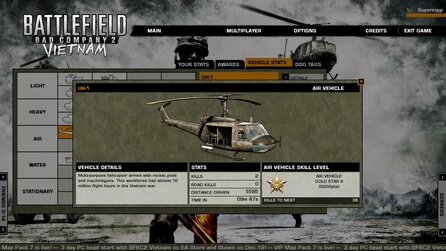 Battlefield: Bad Company 2 - Vietnam - Waffen, Gadgets, Fahrzeuge und Spezialisierungen