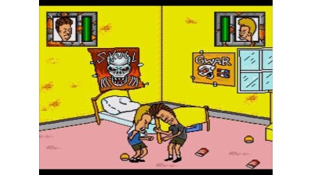 Beavis and Butthead Sega Mega Drive