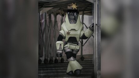 Das beste Fallout-Cosplay, das ich je gesehen habe – Cosplayer zeigt sein Protektron-Kostüm und nicht nur uns fällt beim Anblick die Kinnlade runter