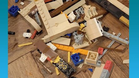 Nagelneues LEGO-Set zerbröselt vor den Augen eines Bastlers und Schuld ist etwas, das viele von euch regelmäßig in der Wohnung benutzen
