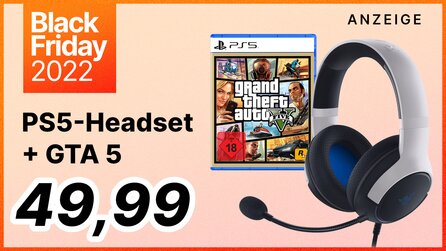 Black Friday: Razer Gaming-Headset jetzt mit GTA 5 für PS5 für nur 49,99€