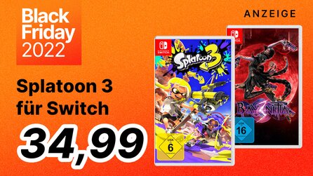 Switch-Spiele im Black Friday Sale: Splatoon 3, Bayonetta 3 + mehr jetzt günstig