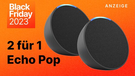 2 für 1: Amazon Echo Pop Smart-Lautsprecher jetzt im frühen Black Friday-Angebot schnappen