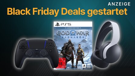 Black Friday: God of War Ragnarök jetzt mit DualSense oder Pulse 3D Headset im Angebot