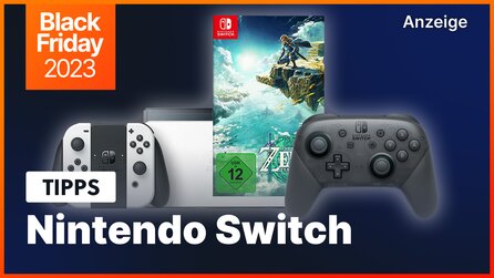 Nintendo Switch Angebote am Black Friday: Zelda Tears of the Kingdom, Controller, MicroSDs, OLED