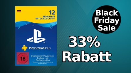 Black Friday Angebot – 12 Monate PS Plus jetzt 33% reduziert [Anzeige]