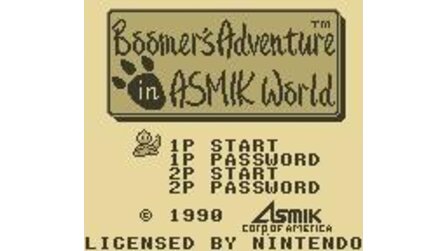 Boomers Adventure in ASMIK World Game Boy
