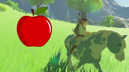 Lustiger Zelda BotW-Zwischenfall: Gefräßiges Pferd sabotiert Rätsel-Setup