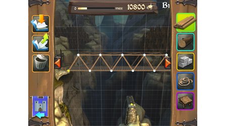 Bridge Constructor: Mittelalter - Screenshot aus der iOS-Version