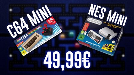 C64 Mini und NES Mini für 49,99€ - Power-Ups mit Retro-Konsolen auf Saturn.de